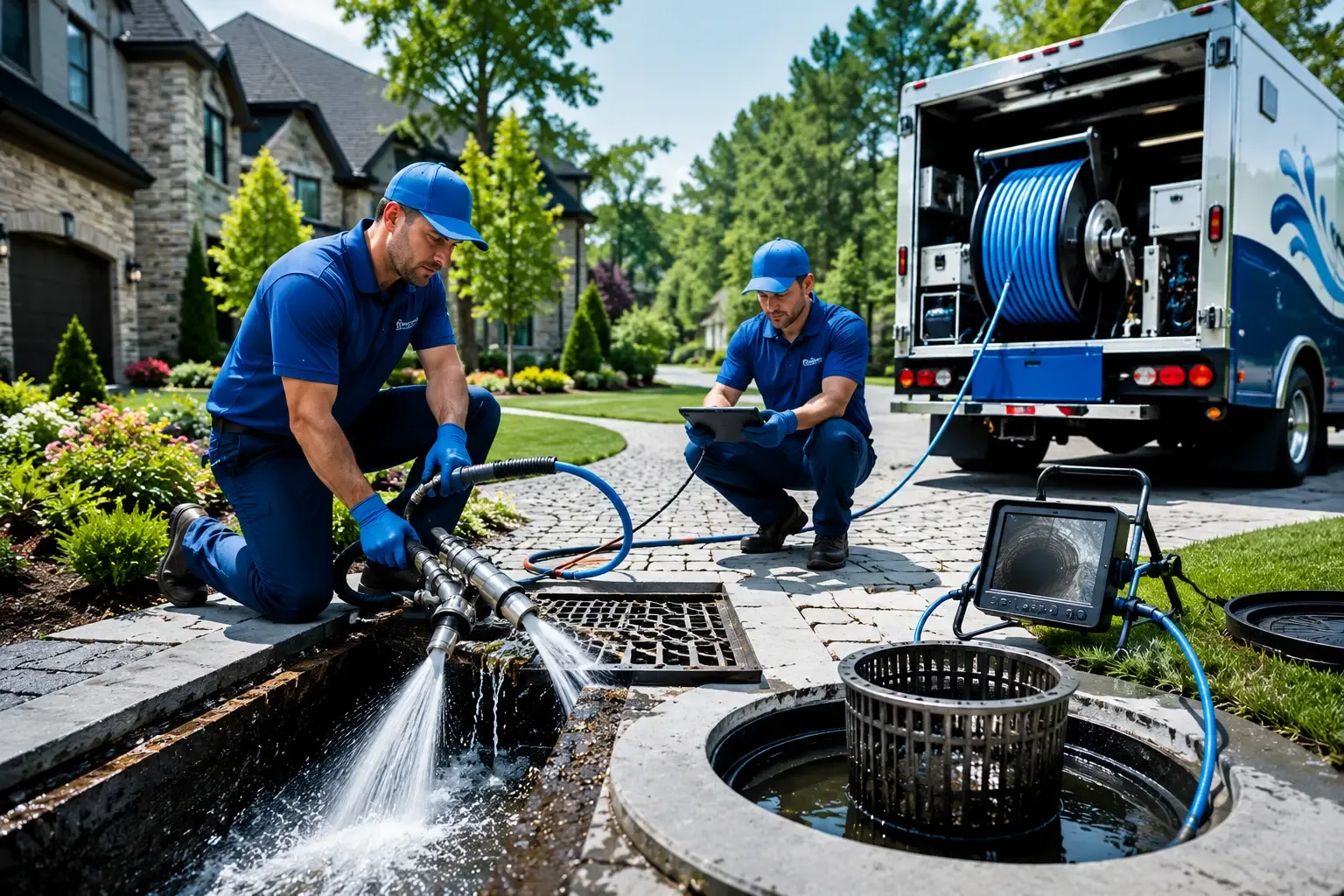 Local outdoor drain cleaning professionals in Columbus, MI